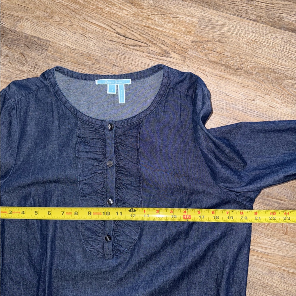 Draper James Blue Ruffle Dress - Picture 12 of 12